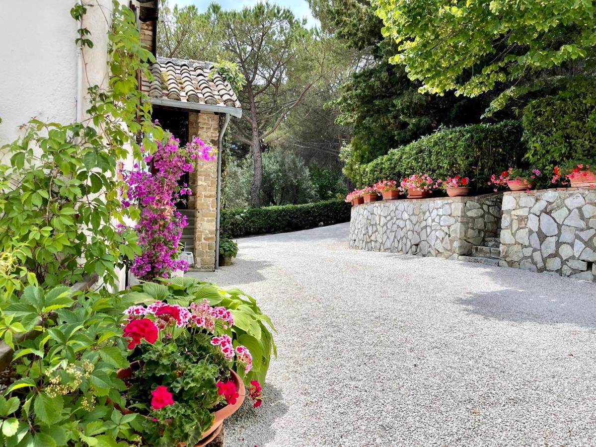 La Panoramica Gubbio - Maison De Charme - Casette E Appartamenti Self Catering Per Vacanze Meravigliose! Eksteriør bilde