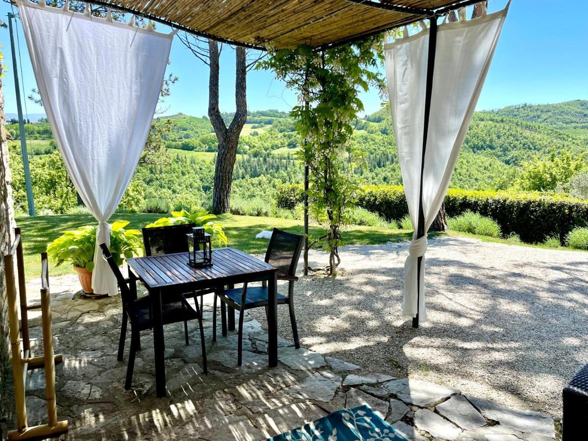 La Panoramica Gubbio - Maison De Charme - Casette E Appartamenti Self Catering Per Vacanze Meravigliose! Eksteriør bilde