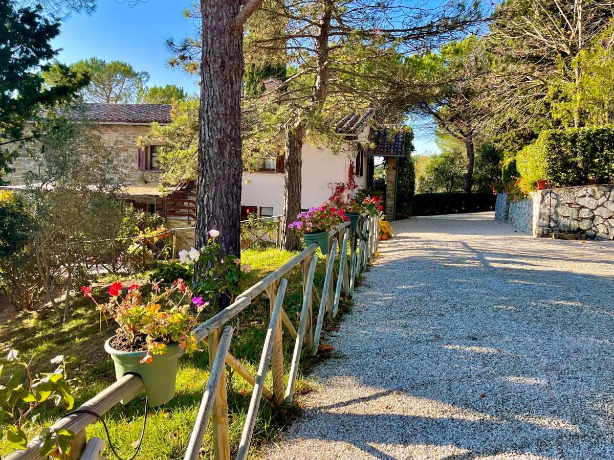 La Panoramica Gubbio - Maison De Charme - Casette E Appartamenti Self Catering Per Vacanze Meravigliose! Eksteriør bilde