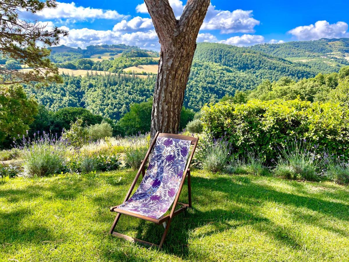 La Panoramica Gubbio - Maison De Charme - Casette E Appartamenti Self Catering Per Vacanze Meravigliose! Eksteriør bilde